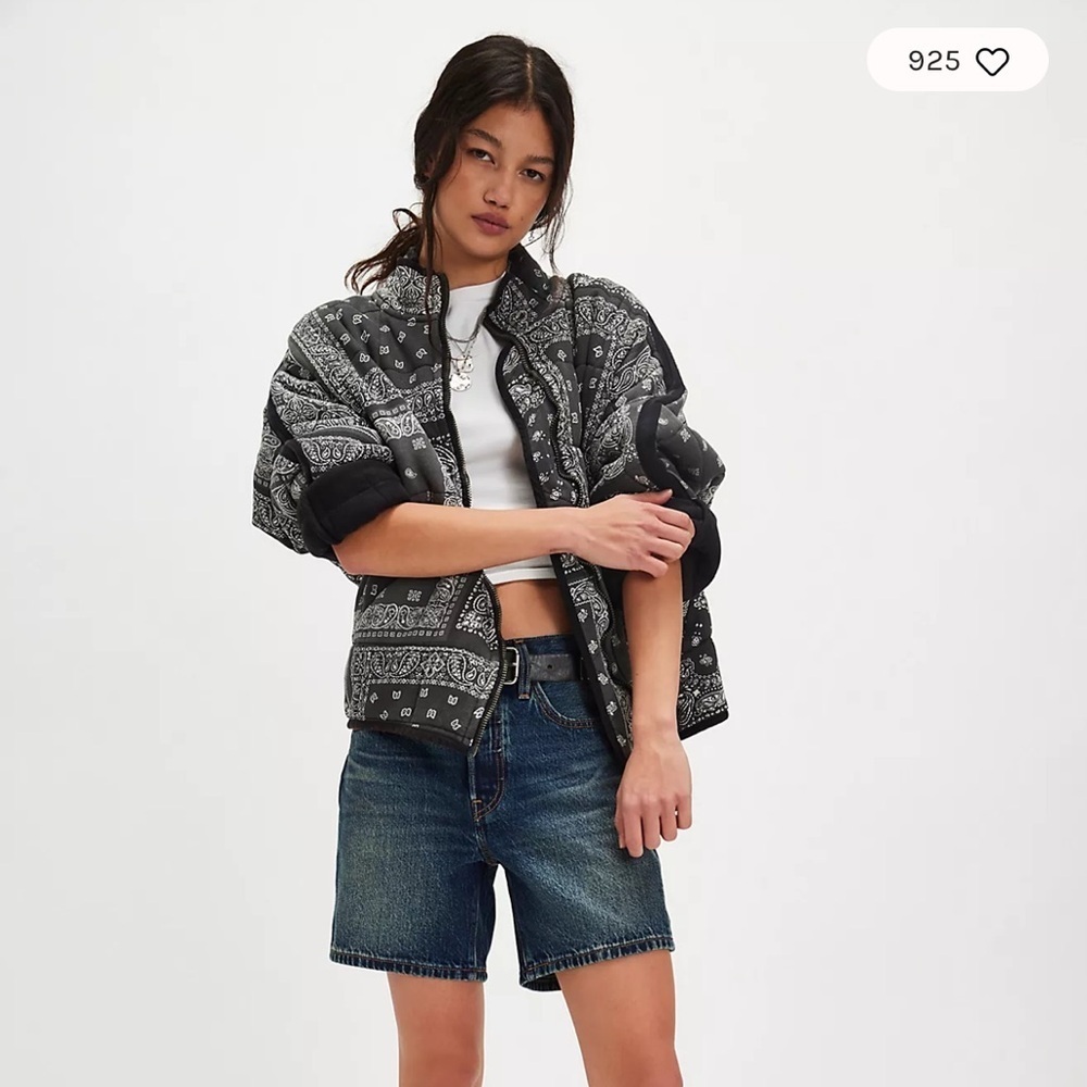 NWT Free People x Levis 501 Bermuda Shorts